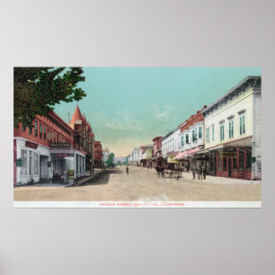 View of Fourth StreetSan Rafael, CA Poster