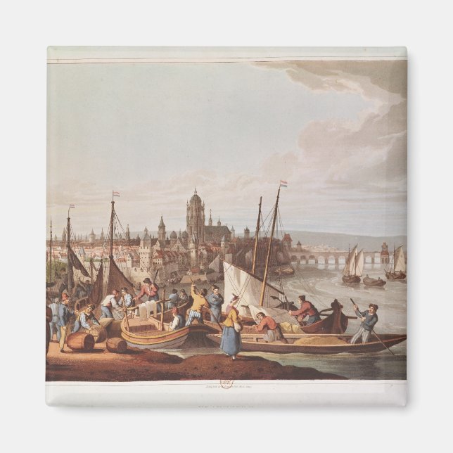 View of Frankfurt, 1814 Magnet (Front)