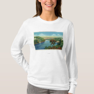 View of French King Bridge over Connecticut T-Shirt