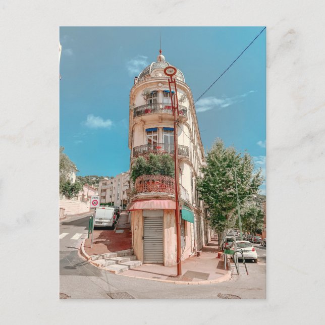 View of French Riviera in Cannes France Postcard (Front)