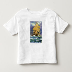 View of Frigate Constitution, Old Ironsides Toddler T-Shirt