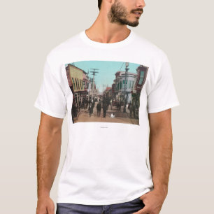 View of Front StreetNome, AK T-Shirt