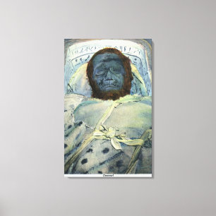 View of General Ossipumphnoferu Mummy Canvas Print