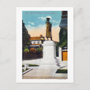 View of General Warren's Statue Postcard