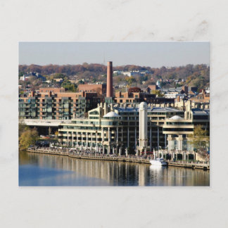 View of Georgetown and Waterfront-Washington DC Postcard
