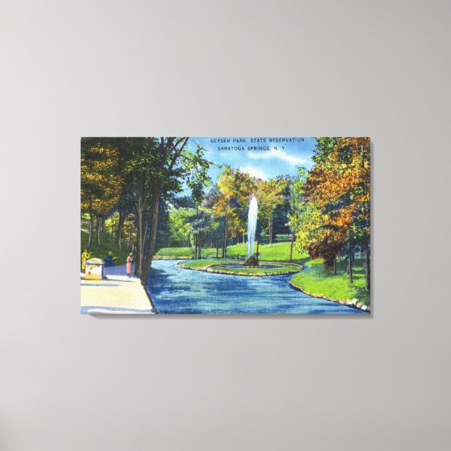 View of Geyser Park Canvas Print (Front)