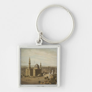 View of Grand Cairo, engraved by Daniel Havell (17 Key Ring