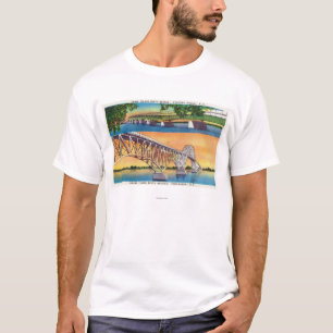 View of Grand Island North and South Bridges T-Shirt