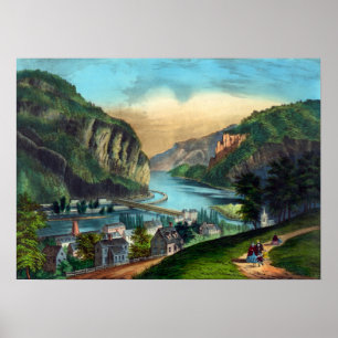 View of Harpers Ferry, Va. - 1907 Poster