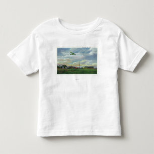 View of Harris Hill Glider Field, Glider in Toddler T-Shirt