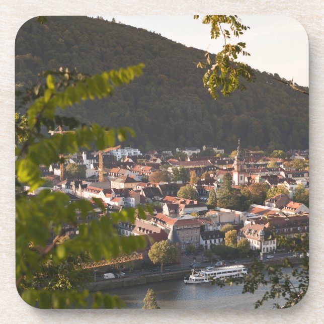 View of Heidelberg's Old Town Coaster (Front)
