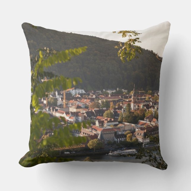 View of Heidelberg's Old Town Cushion (Front)