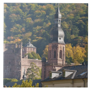 View of Heidelberg's Old Town Tile
