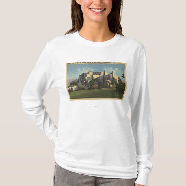 View of Herbert Hoover's Home, Stanford U. T-Shirt (Front)