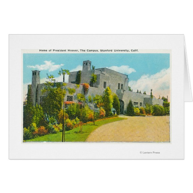 View of Hoover's Home, Stanford U Campus (Front Horizontal)