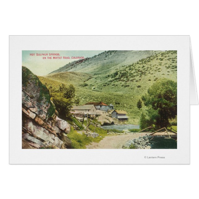 View of Hot Sulphur Springs on the Moffat Road (Front Horizontal)