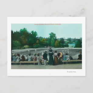View of Hotel del Monte Tennis Grounds Postcard