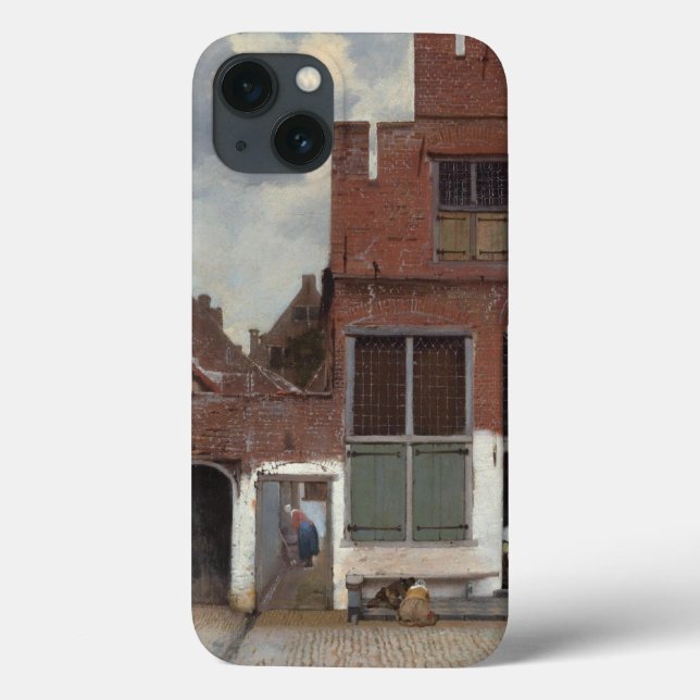 View of houses in Delft by Johannes Vermeer Case-Mate iPhone Case (Back)