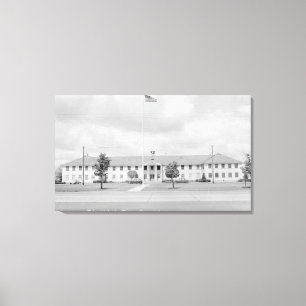 View of HQ Building Canvas Print