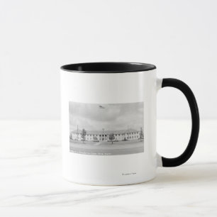 View of HQ Building Mug