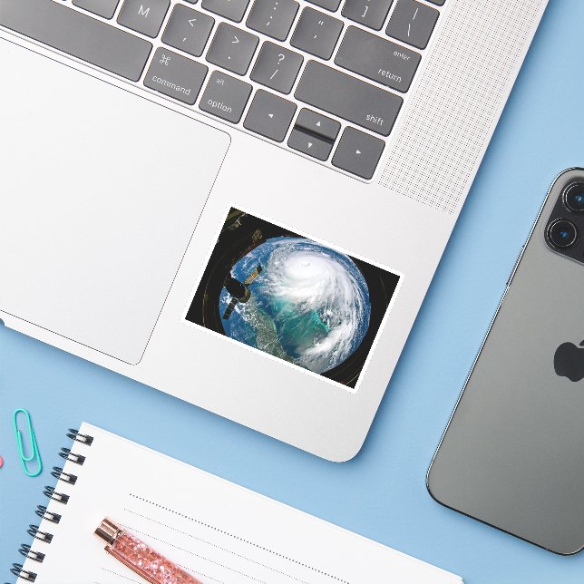 View Of Hurricane Dorian. (Laptop w/ iPhone)