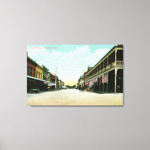 View of Irvin StreetHanford, CA Canvas Print