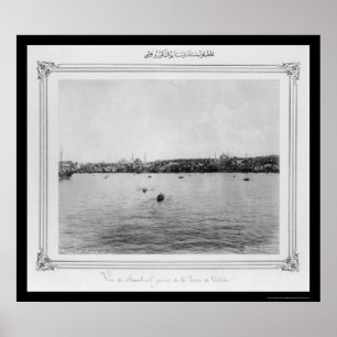 View of Istanbul From Galata 1885 Poster