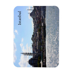 View of Istanbul Harbour Magnet