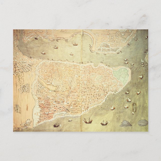 View of Istanbul Postcard (Front)