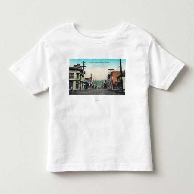 View of Jackson StreetRoseburg, OR Toddler T-Shirt (Front)