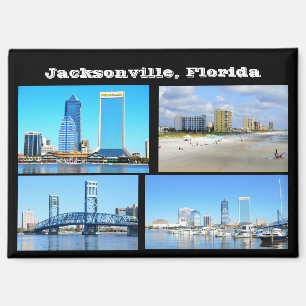 View of Jacksonville. Florida Magnet