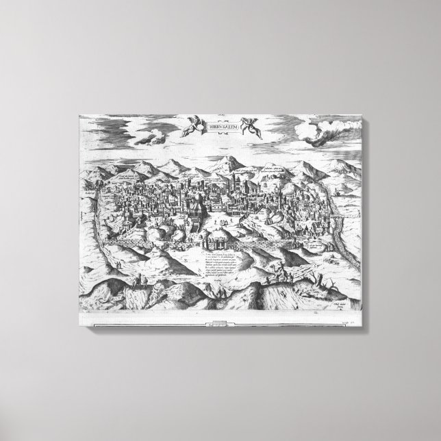 View of Jerusalem, 1570 ? Canvas Print (Front)