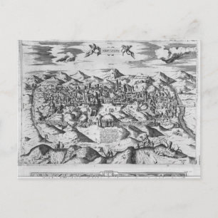 View of Jerusalem, 1570 ? Postcard
