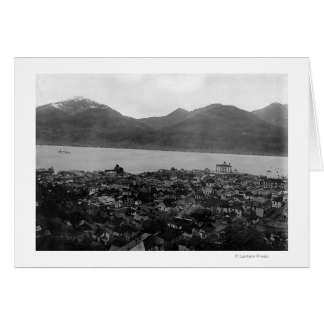 View of Juneau, Alaska and S.S. Burnside in (Front Horizontal)