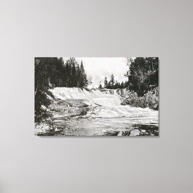View of Kennebago Falls Canvas Print (Front)