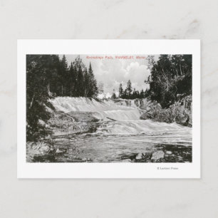 View of Kennebago Falls Postcard