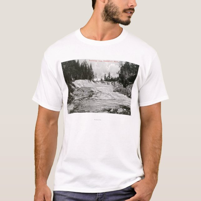 View of Kennebago Falls T-Shirt (Front)