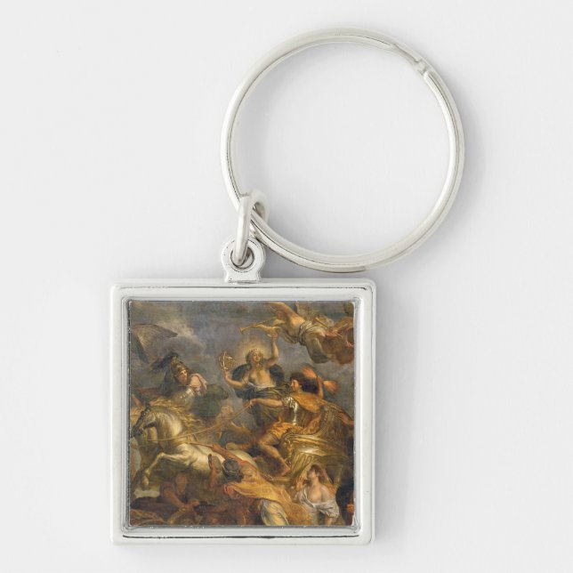 View of King Taking Maastricht in Thirteen Key Ring (Front)