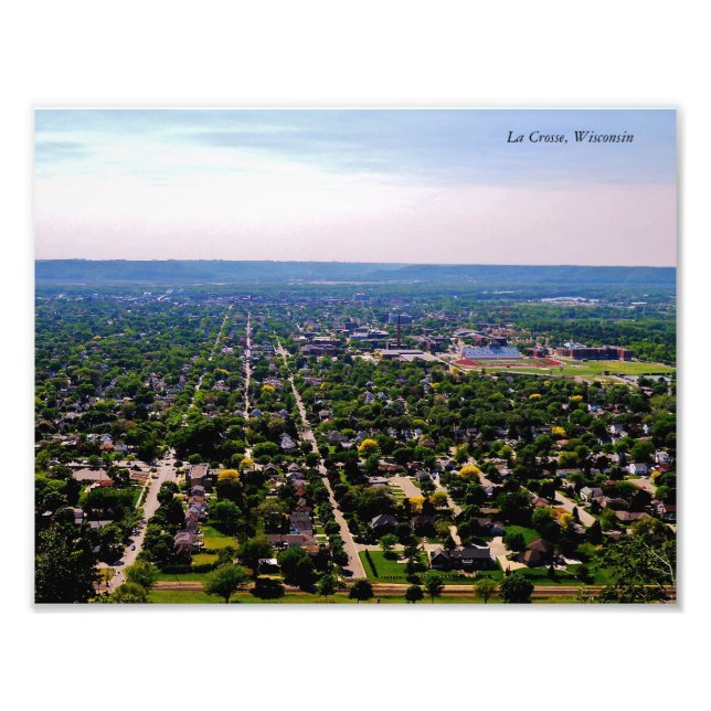 View of La Crosse Photo Print (Front)