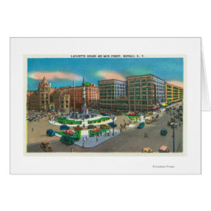 View of Lafayette Square and Main Street