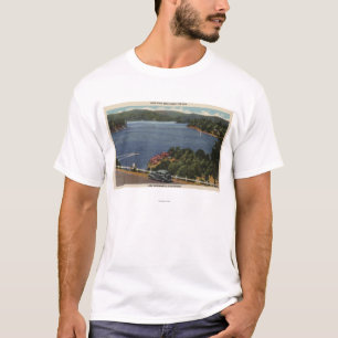 View of Lake Edge Drive Near Dam T-Shirt