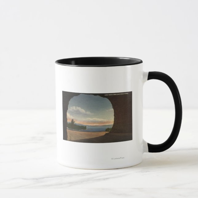 View of Lake from Cave Rock Tunnel Mug (Right)