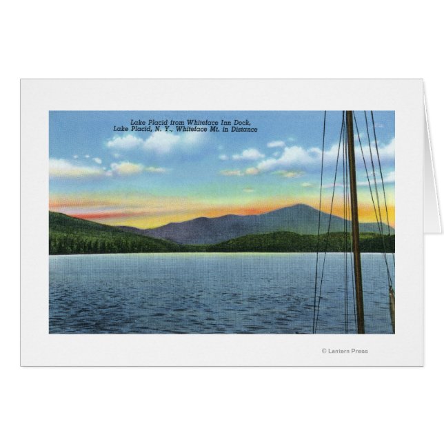 View of Lake from Whiteface Inn Dock (Front Horizontal)