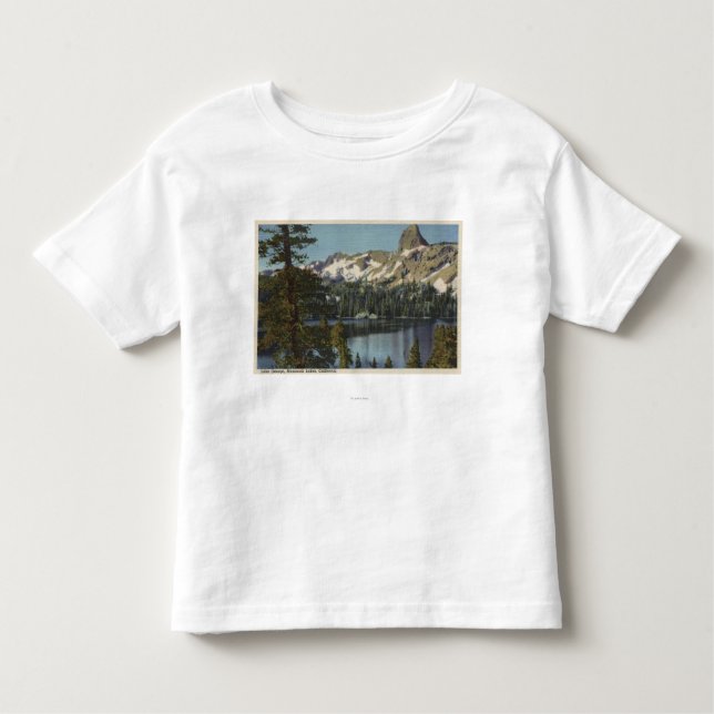 View of Lake George & High Sierra Toddler T-Shirt (Front)