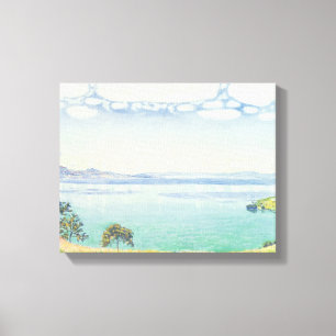 View of Lake Leman from Chexbres, 1905 Canvas Print