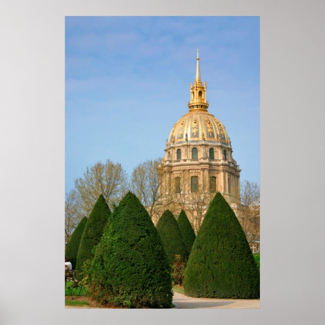 View Of Les Invalides Eglise Du Dome Poster (Front)
