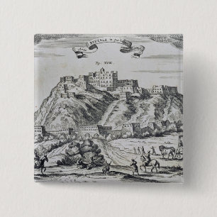 View of Lhasa, capital of Tibet 15 Cm Square Badge