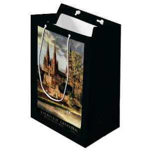 View of Lichfield Cathedral Medium Gift Bag