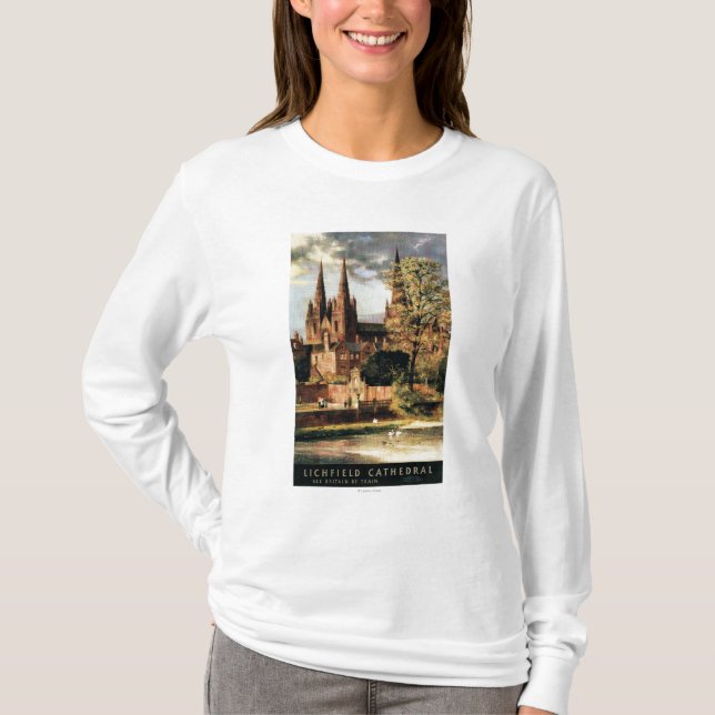 View of Lichfield Cathedral T-Shirt (Front)