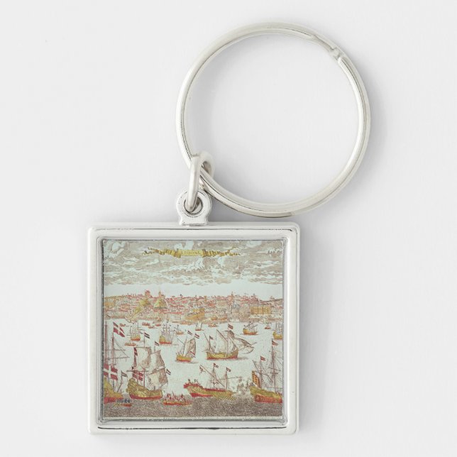 View of Lisbon Key Ring (Front)